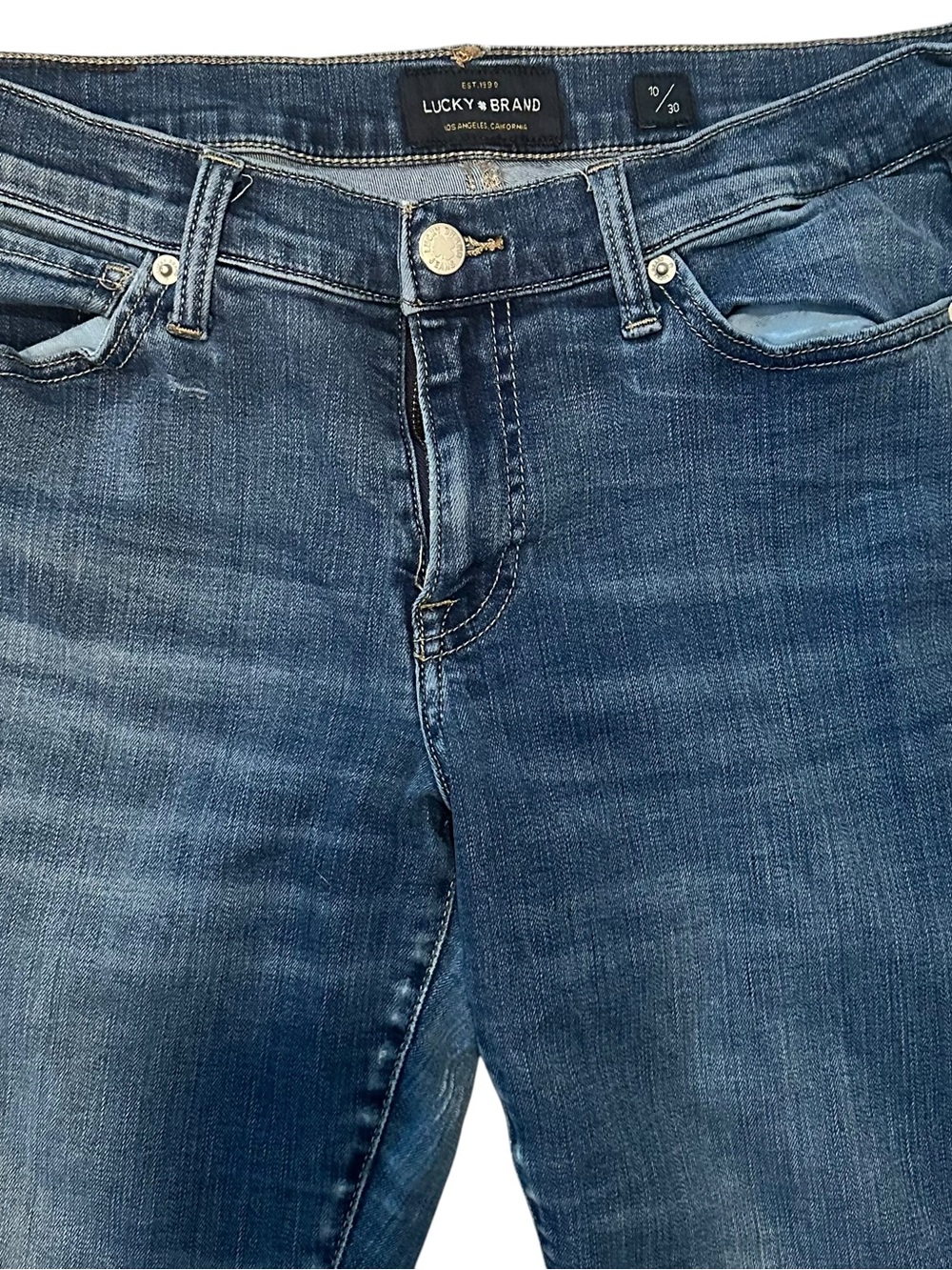 Lucky Brand Women's Medium Blue Skinny Jeans